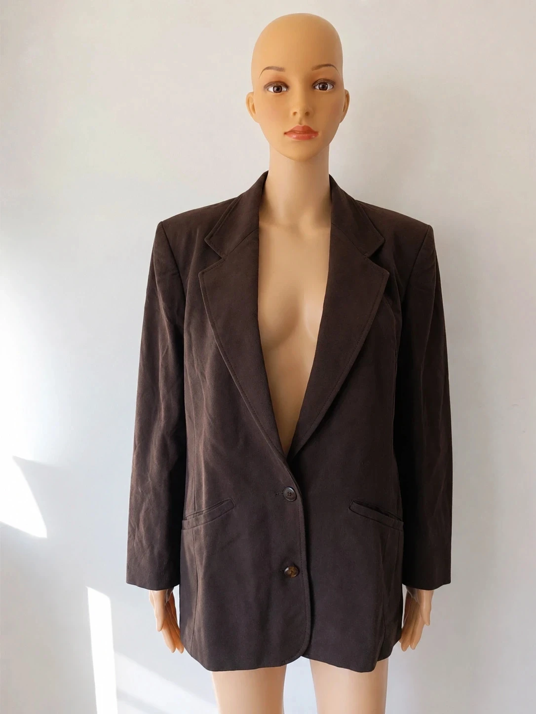 Blazer Benetton vintage marron chocolat Made in Italy T40